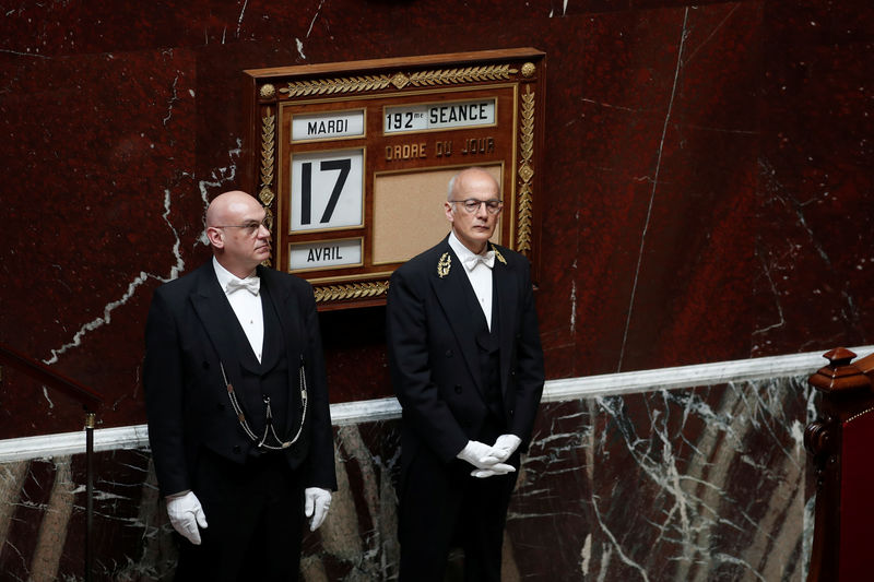 © Reuters. LA RÉFORME DE LA SNCF VOTÉE À L'ASSEMBLÉE