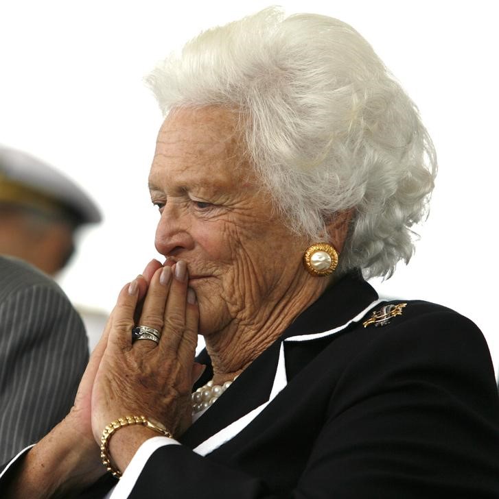 © Reuters. Muere a los 92 años la exprimera dama estadounidense Barbara Bush