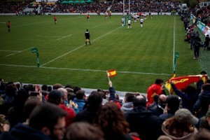 © Reuters. Sancionados cinco jugadores de la selección de rugby por enfrentarse al árbitro