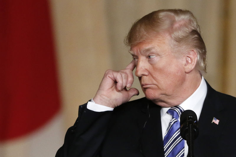 © Reuters. Presidente dos EUA, Donald Trump, durante entrevista coletiva em Palm Beach