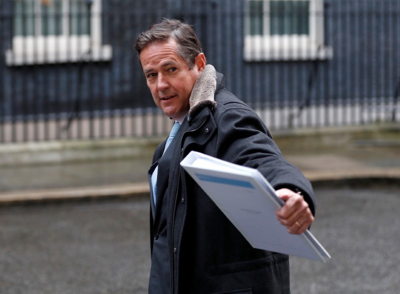 © Reuters. FILE PHOTO - Barclays' CEO Jes Staley arrives at 10 Downing Street in London