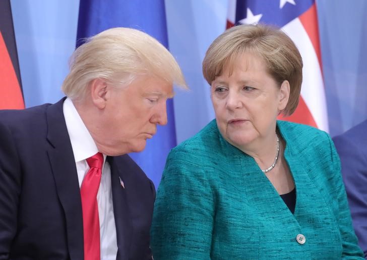 © Reuters. G-20 summit in Hamburg
