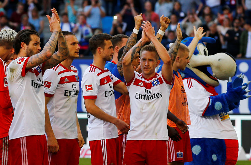 © Reuters. Bundesliga - Hamburger SV vs SC Freiburg