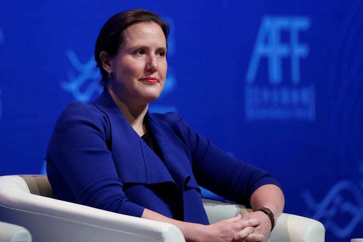 © Reuters. FILE PHOTO - Australia's Minister for Revenue and Financial Services Kelly O'Dwyer attends the Asian Financial Forum in Hong Kong