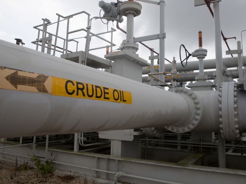 © Reuters. Хранилище стратегического запаса нефти США во Фрипорте, Техас