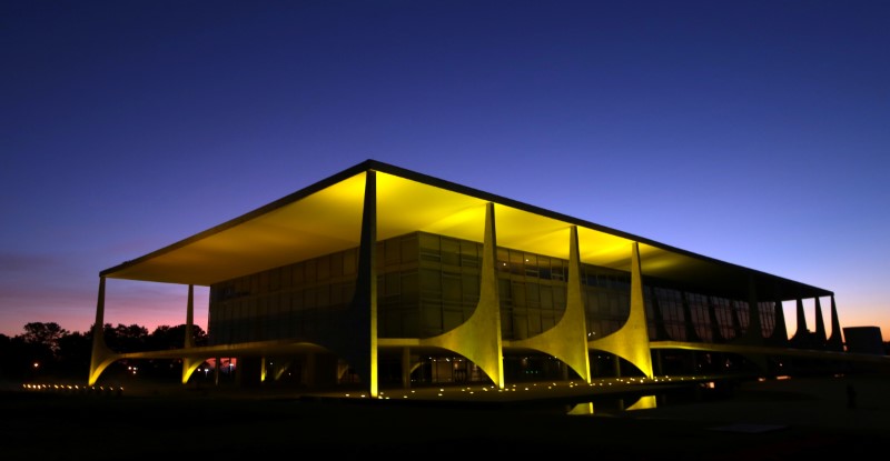 © Reuters. Vista do Palácio do Planalto