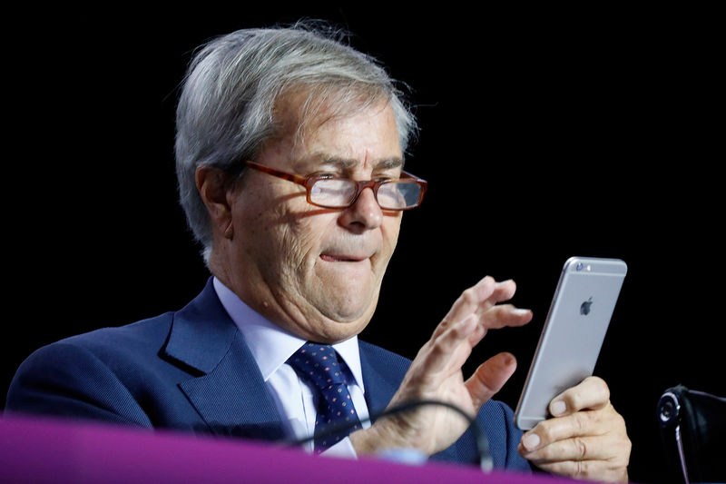 © Reuters. Vincent Bolloré, presidente del gruppo Vivendi