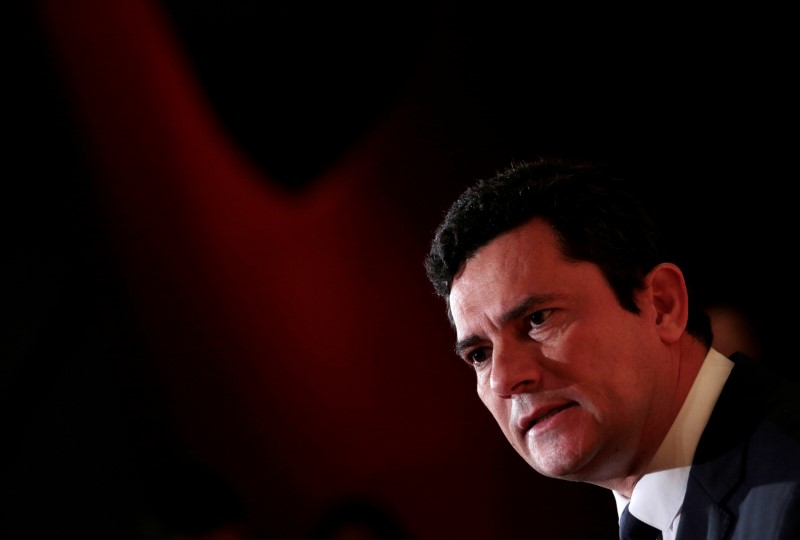 © Reuters. Juiz federal Sérgio Moro durante evento em São Paulo