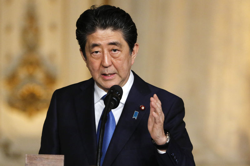 © Reuters. رئيس الوزراء الياباني: لا أفكر في الدعوة لانتخابات مبكرة