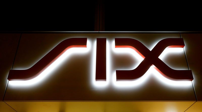 © Reuters. FILE PHOTO: Logo of Swiss stock exchange operator SIX Group is seen in Zurich