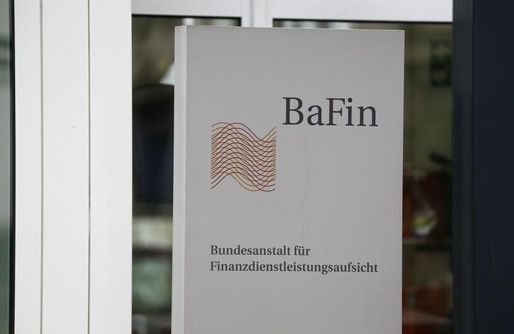 © Reuters. The logo of Germany's Federal Financial Supervisory Authority BaFin is pictured in Bonn