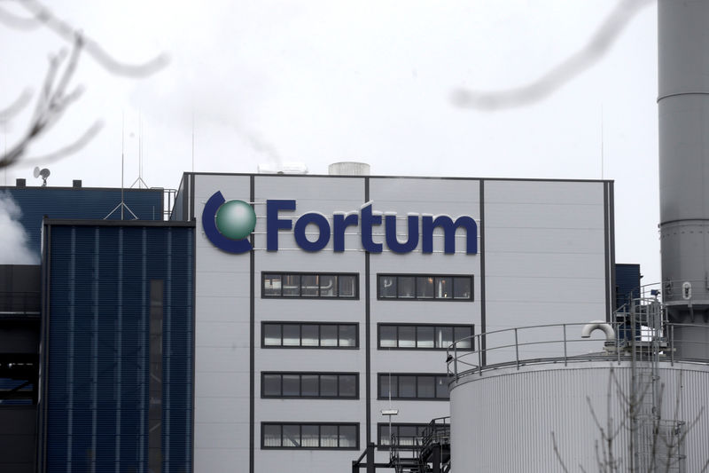 © Reuters. FILE PHOTO: Fortum biomass combined heat and power plant is pictured in Jelgava
