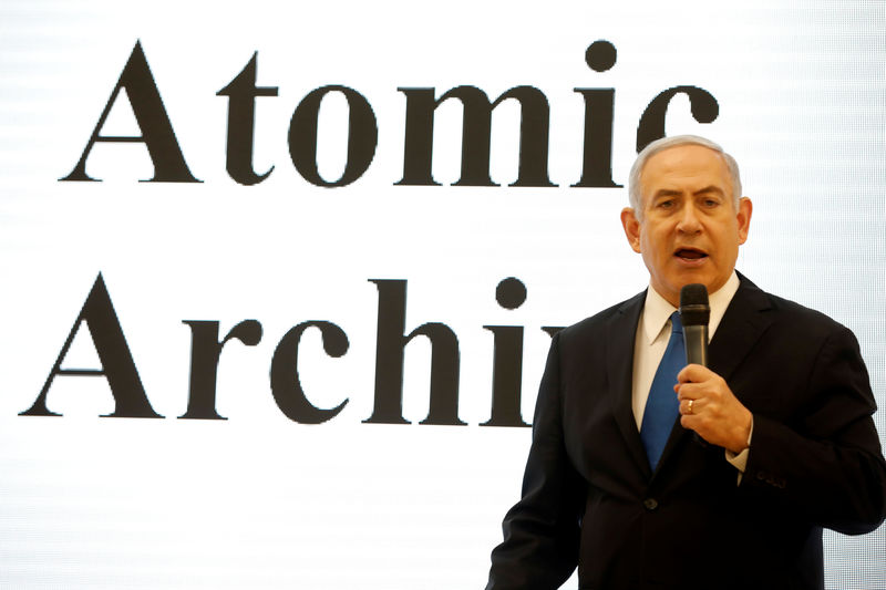 © Reuters. إسرائيل ترسل خبراء إلى ألمانيا وفرنسا لإطلاعهما على معلومات بشأن إيران