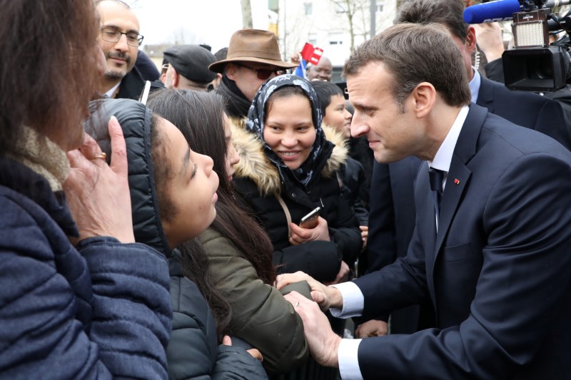 © Reuters. LES FRUITS DE LA POLITIQUE MACRON INVISIBLES POUR 84% DES FRANÇAIS