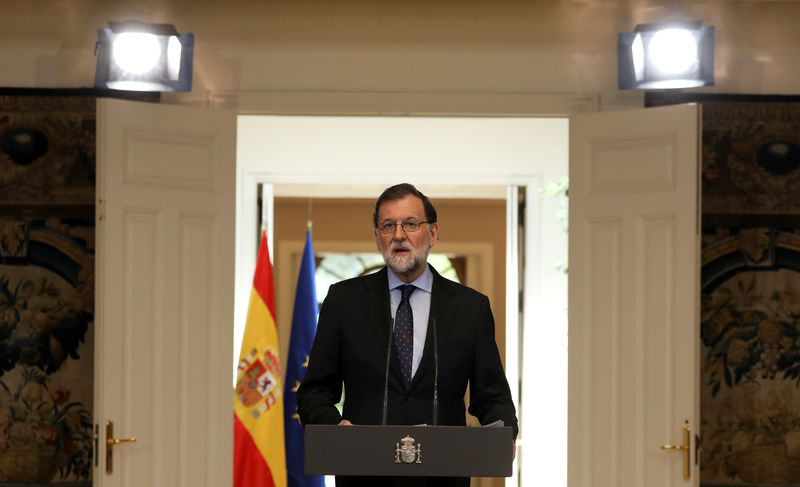 © Reuters. Ante la escenificación del fin de ETA, Rajoy reitera que no habrá impunidad