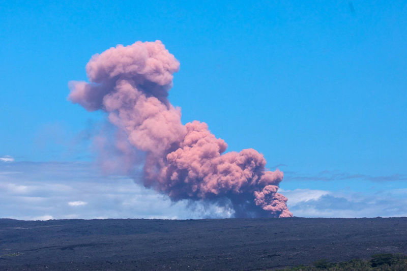 © Reuters. Erupção do vulcão Kilauea no Havaí