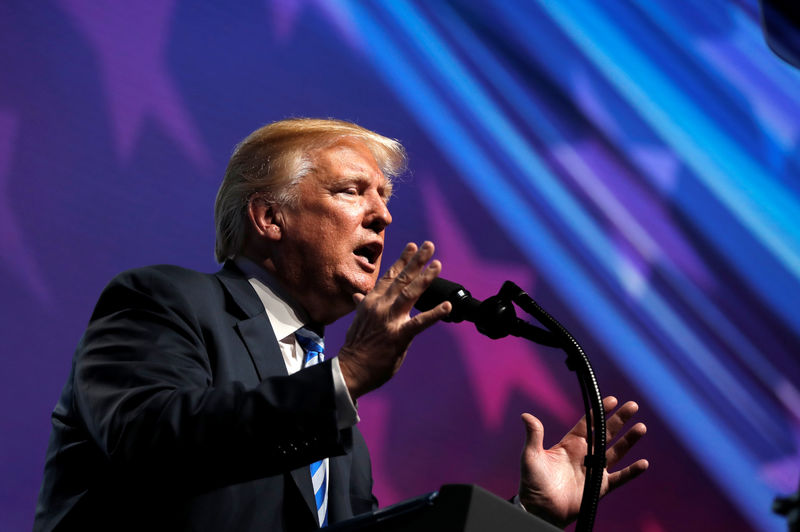 © Reuters. Trump faz discurso em Dallas