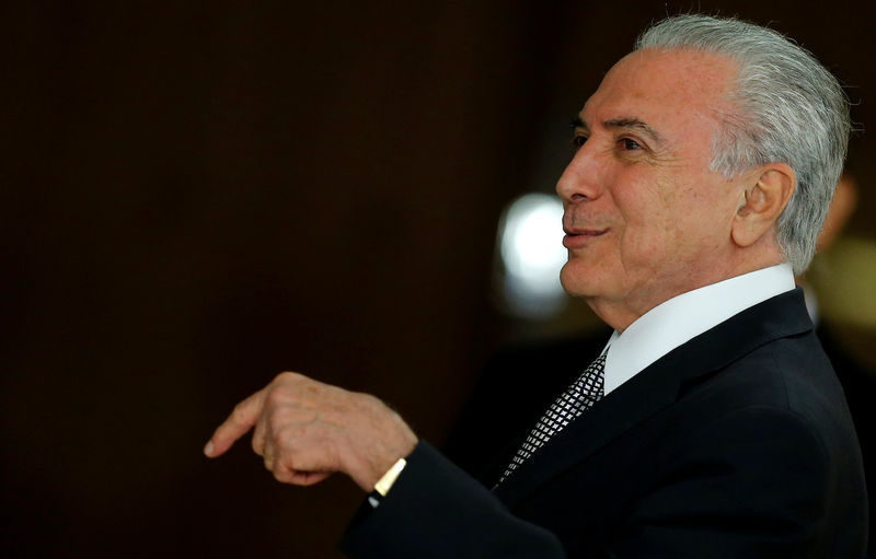 © Reuters. Presidente Michel Temer