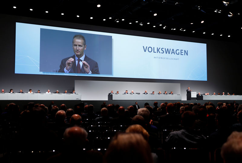 © Reuters. El consejero delegado de Volkswagen testifica sobre el escándalo de emisiones