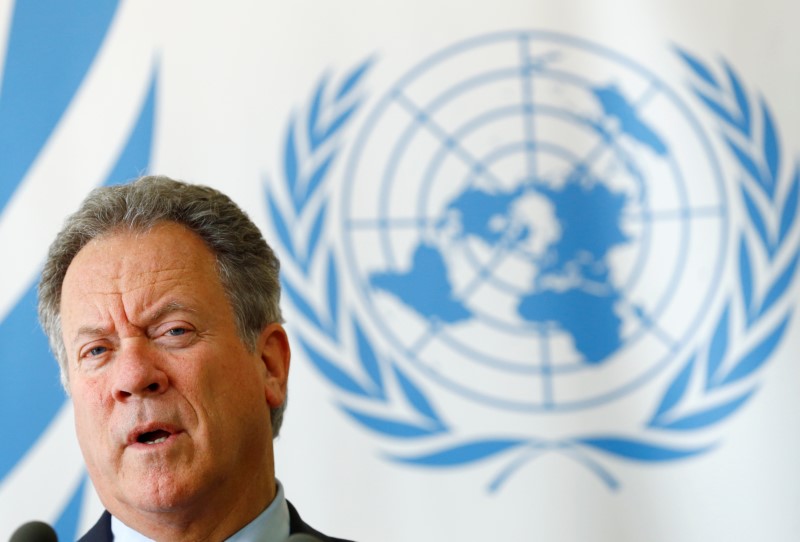 © Reuters. David Beasley, diretor do Programa Mundial de Alimentos da ONU