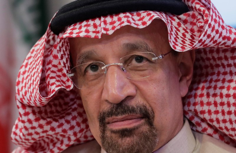 © Reuters. وزير الطاقة السعودي: سنعمل مع كبار المنتجين لتعويض أي نقص في إمدادات النفط