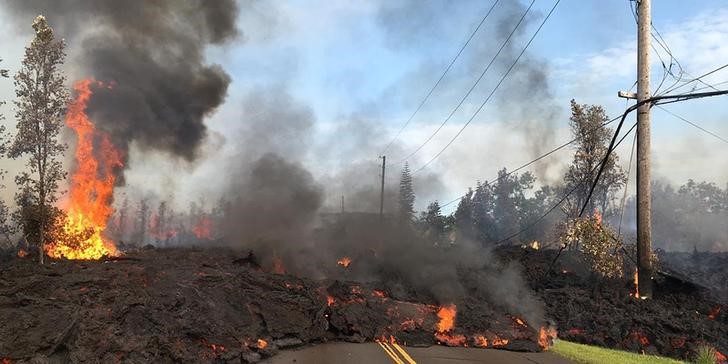 © Reuters. Lava de vulcão Kilauea no Hawai