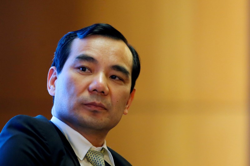 © Reuters. FILE PHOTO: Chairman of Anbang Insurance Group Wu Xiaohui attends the China Development Forum in Beijing