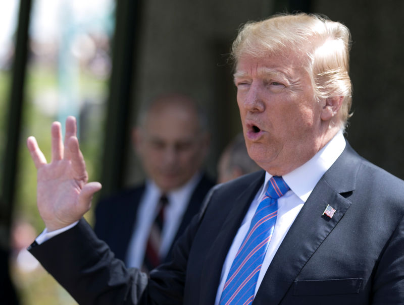 © Reuters. Trump dice que sabrá desde el inicio si la cumbre con Corea del Norte tendrá éxito
