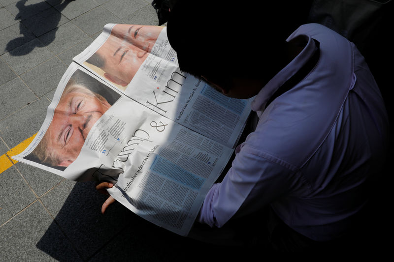 © Reuters. Responsables norcoreanos y de EEUU airean diferencias antes de la cumbre