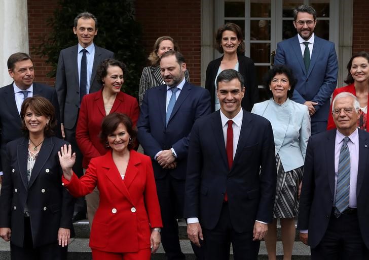 © Reuters. Il nuovo governo spagnolo