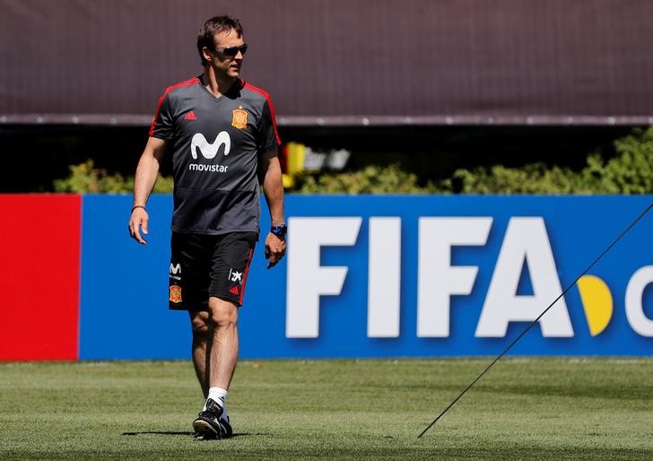 © Reuters. El Real Madrid anuncia el fichaje del seleccionador español justo antes del Mundial