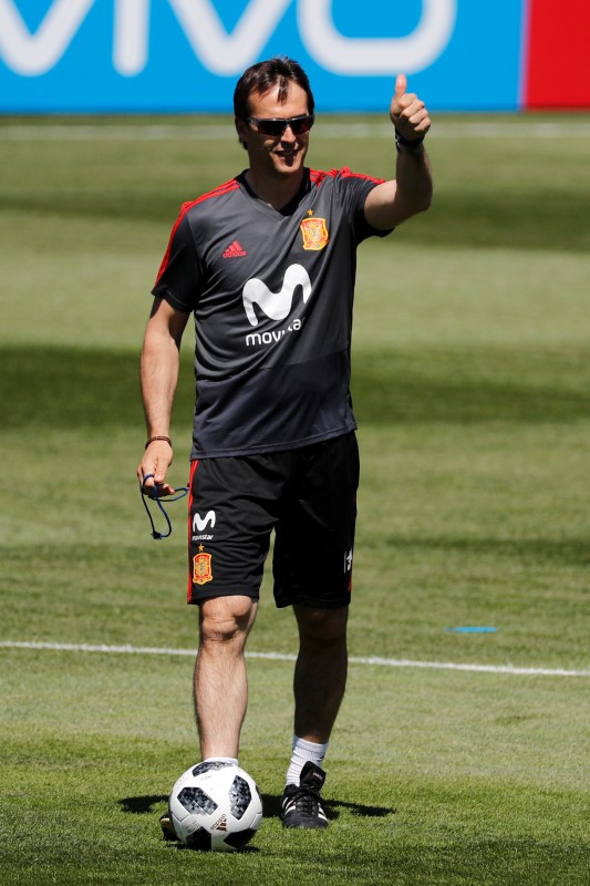 © Reuters. ريال مدريد يعين لوبتيجي مدربا له للمواسم الثلاثة المقبلة