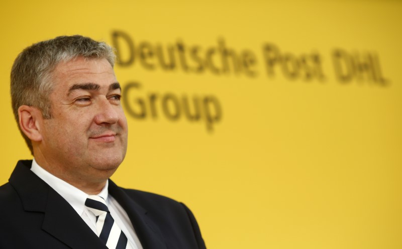© Reuters. FILE PHOTO:  German postal and logistics group Deutsche Post DHL board member Gerdes in Aachen