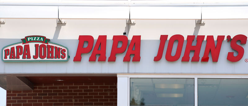 © Reuters. FILE PHOTO: The Papa John's store in Westminster