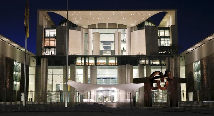 © Reuters. The Chancellery is pictured in Berlin