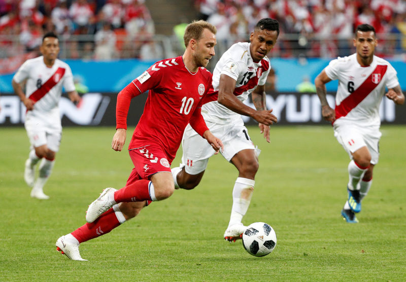© Reuters. Dinamarca necesita que el talento de Eriksen fluya más en próximos partidos