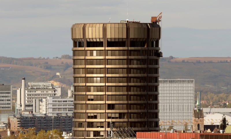 © Reuters. Headquarters of the Bank for International Settlements are seen in Basel