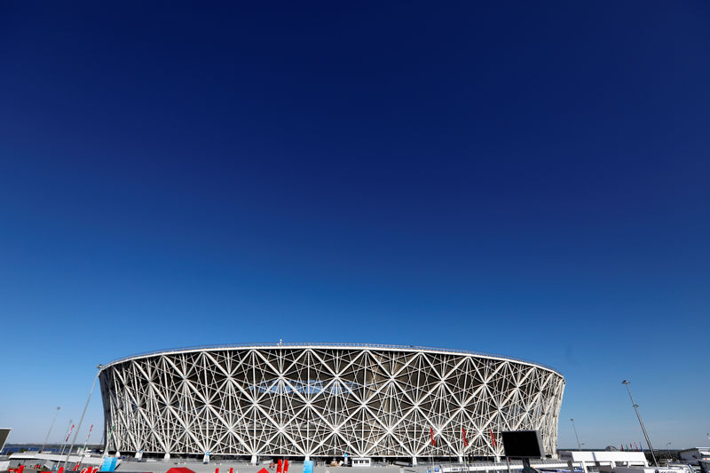 © Reuters. Volgograd Arena stadium is seen in Volgograd
