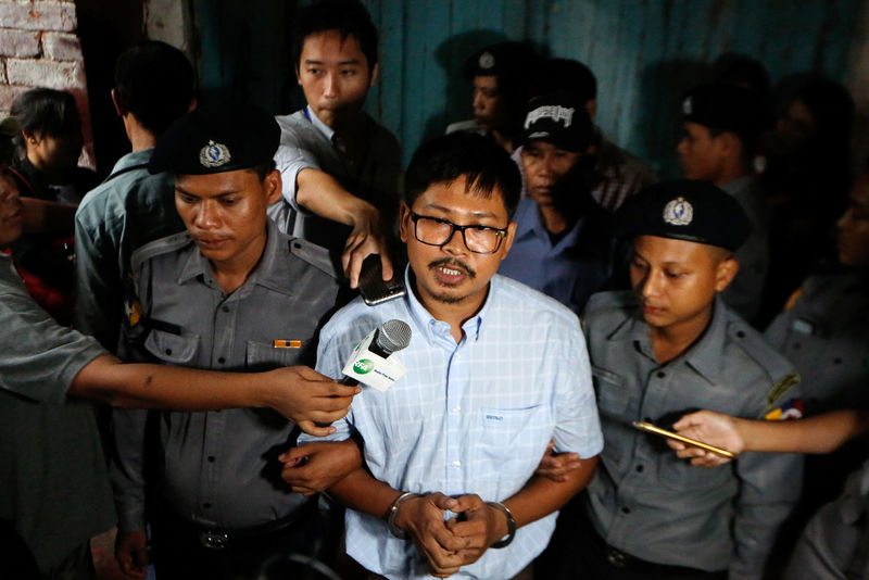 © Reuters. Jornalista da Reuters Wa Lone em Yangon