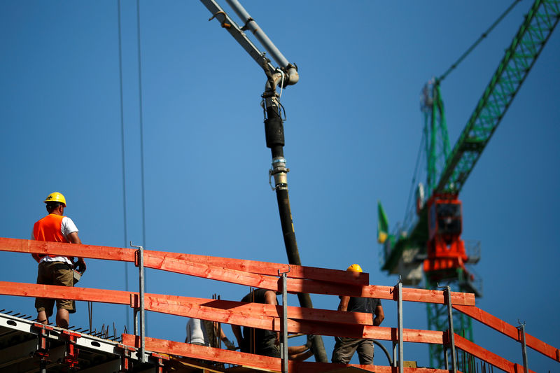 © Reuters. A construction site is pictured in Berlin