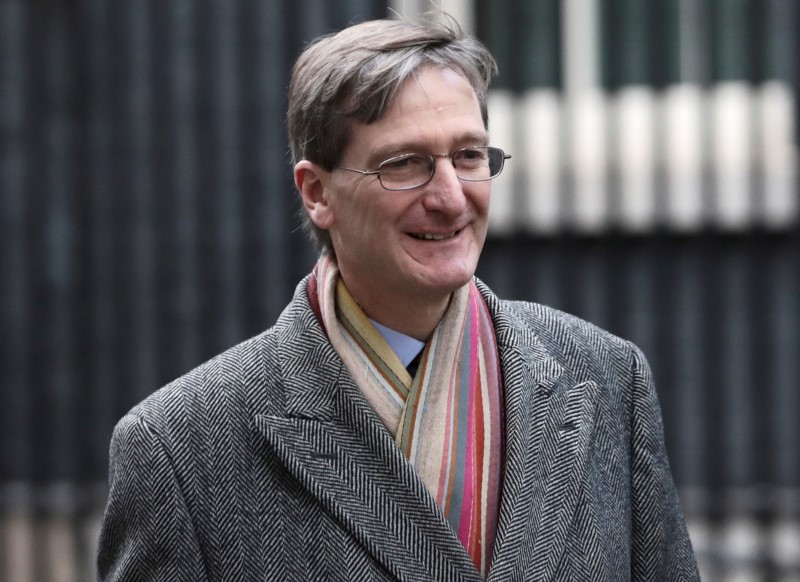 © Reuters. Britain's former Attorney General Dominic Grieve walks in Downing Street, London