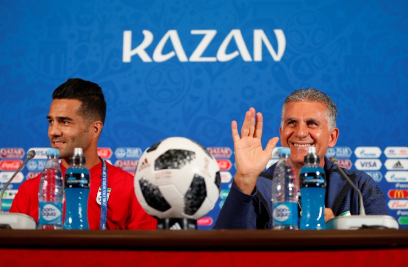 © Reuters. World Cup - Iran Press Conference