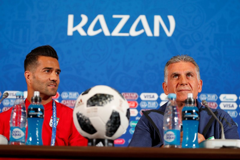 © Reuters. World Cup - Iran Press Conference