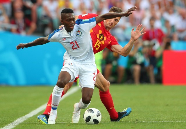 © Reuters. World Cup - Group G - Belgium vs Panama