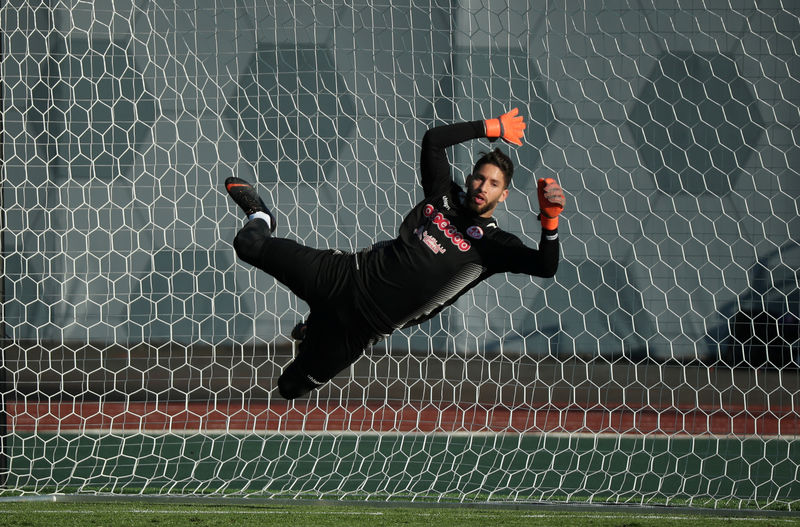 © Reuters. World Cup - Tunisia Training