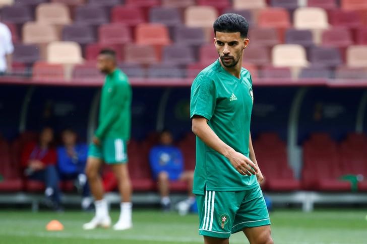 © Reuters. Cualquier plan para enfrentarse a Ronaldo podría ser inútil, dice DT de Marruecos