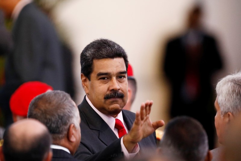 © Reuters. Presidente da Venezuela, Nicolás Maduro, em Caracas