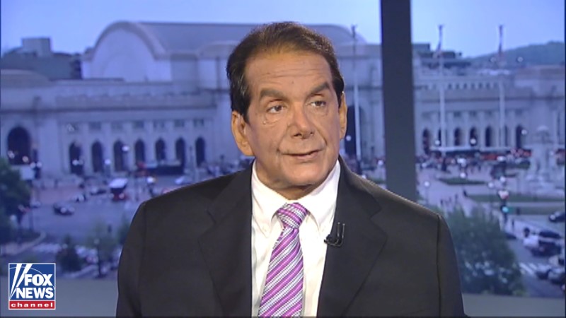 © Reuters. Charles Krauthammer appears on Fox News in Washington