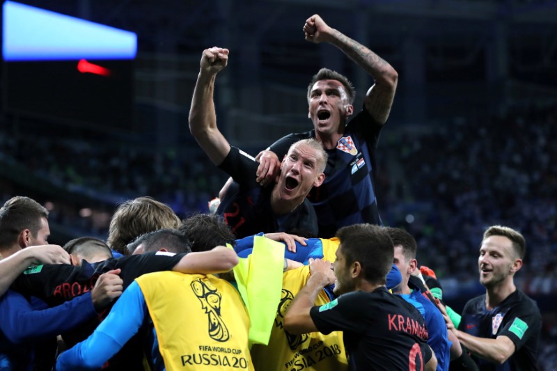 © Reuters. World Cup - Group D - Argentina vs Croatia