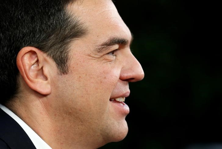 © Reuters. Il premier greco Alexis Tsipras